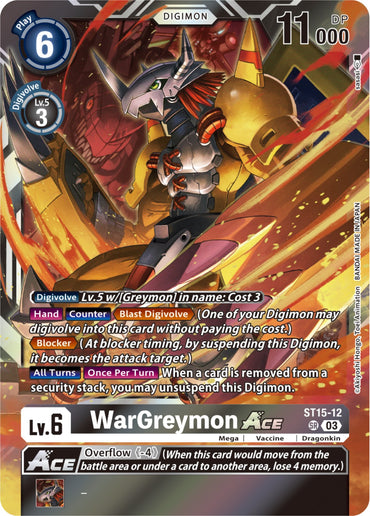 WarGreymon Ace [ST15-12] [Starter Deck: Dragon of Courage]