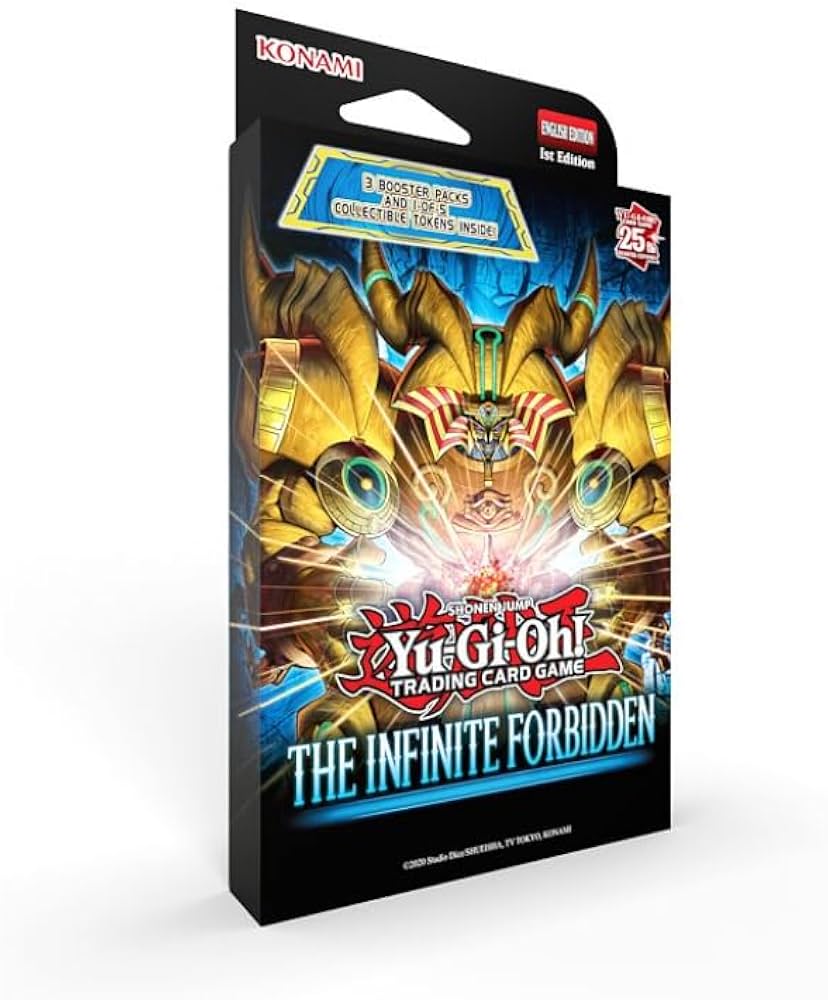 Yugioh! Booster Packs: The Infinite Forbidden 3-Pack Tuck Box *Sealed*