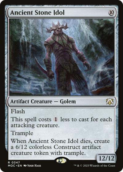 Ancient Stone Idol [March of the Machine Commander]