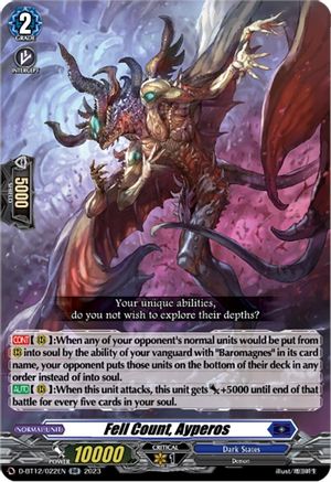 Fell Count, Ayperos (D-BT12/022EN) [Evenfall Onslaught]