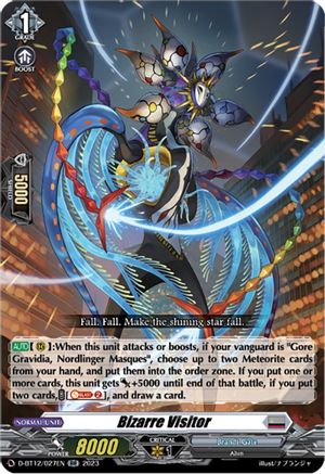 Bizarre Visitor (D-BT12/027EN) [Evenfall Onslaught]