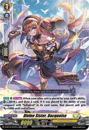 Divine Sister, Dacquoise (D-BT12/031EN) [Evenfall Onslaught]