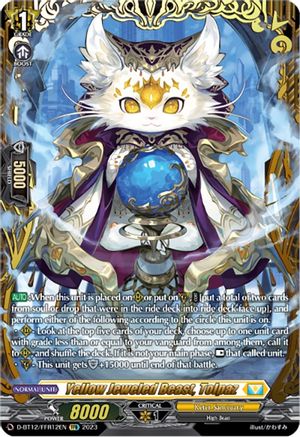 Yellow Jeweled Beast, Tolpaz (D-BT12/FFR12EN) [Evenfall Onslaught]