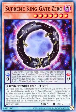 Supreme King Gate Zero [OP23-EN016] Common