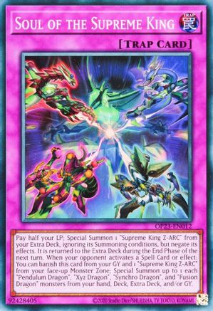 Soul of the Supreme King [OP23-EN012] Super Rare