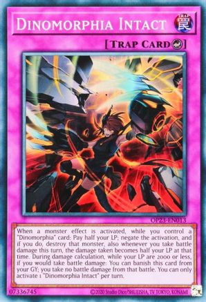 Dinomorphia Intact [OP23-EN013] Super Rare