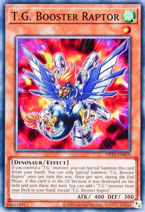 T.G. Booster Raptor [OP23-EN019] Common