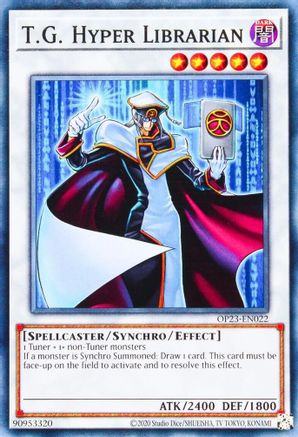 T.G. Hyper Librarian [OP23-EN022] Common
