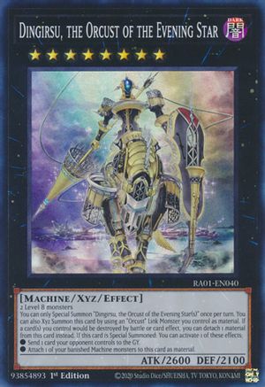 Dingirsu, the Orcust of the Evening Star [RA01-EN040] Super Rare