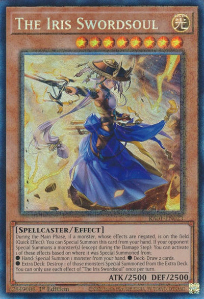 The Iris Swordsoul [RA01-EN023] Prismatic Collector's Rare