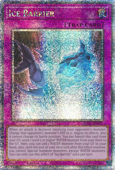 Ice Barrier [RA01-EN071] Quarter Century Secret Rare