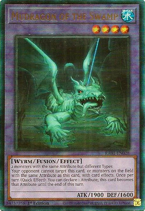 Mudragon of the Swamp [RA01-EN028] Prismatic Ultimate Rare