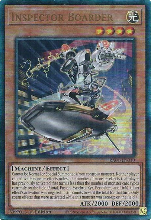 Inspector Boarder [RA01-EN010] Prismatic Ultimate Rare