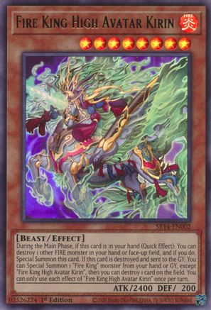 Fire King High Avatar Kirin [SR14-EN002] Ultra Rare