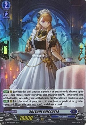 Servant Falcracia (Foil) (D-PR/299EN) [D Promo Cards]