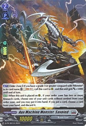 Aux Machine Monster, Savoied (Foil) (D-PR/301EN) [D Promo Cards]