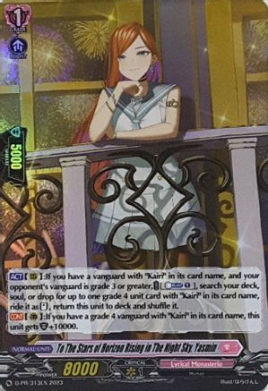 To The Stars of Horizon Rising in The Night Sky, Yasmin (Foil) (D-PR/313EN) [D Promo Cards]