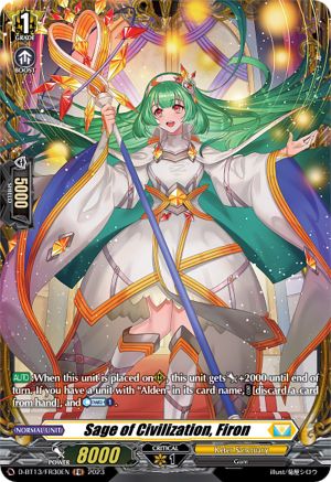 Sage of Civilization, Firon (FR) (D-BT13/FR30EN) [Flight of Chakrabarthi]