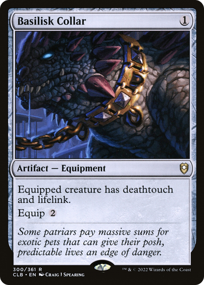 Basilisk Collar [Commander Legends: Battle for Baldur's Gate]