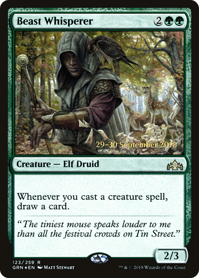 Beast Whisperer [Guilds of Ravnica Prerelease Promos]