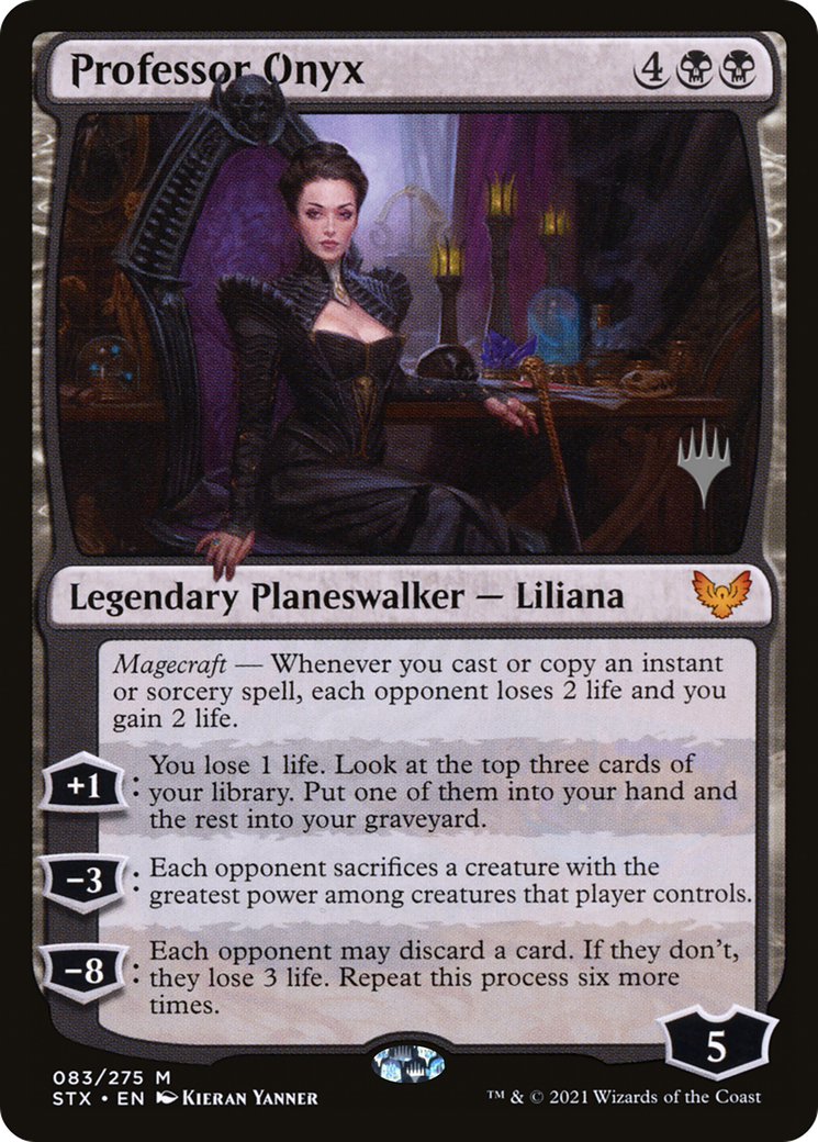 Professor Onyx (PPSTX-83P) - Strixhaven: School of Mages Promos Foil