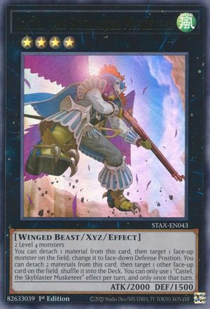 Castel, the Skyblaster Musketeer [STAX-EN043] Ultra Rare