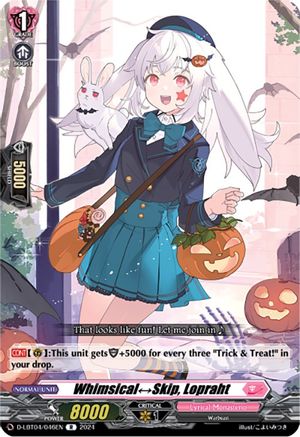 Whimsical Skip, Lopraht (D-LBT04/046EN) [Lyrical Monasterio: Trick or Trick!]