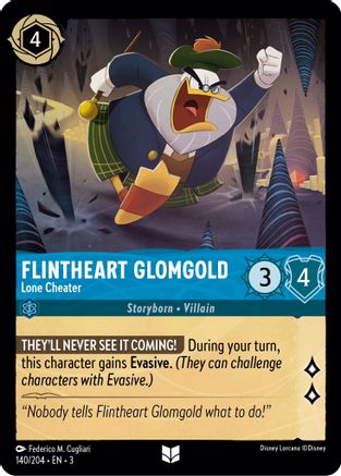 Flintheart Glomgold - Lone Cheater (140/204) [Into the Inklands]