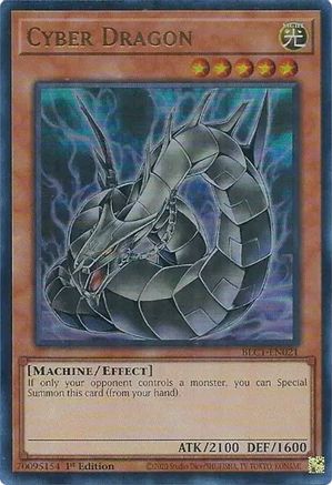 Cyber Dragon (Alternate Art) [BLC1-EN021] Ultra Rare