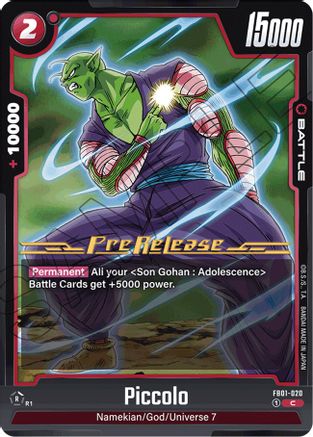 Piccolo (FB01-020) [Awakened Pulse Pre-Release Cards]