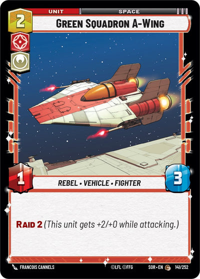 Green Squadron A-Wing (141/252) [Spark of Rebellion]