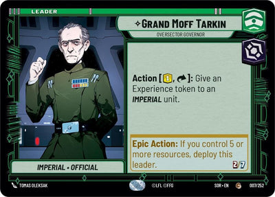 Grand Moff Tarkin - Oversector Governor (007/252) [Spark of Rebellion]