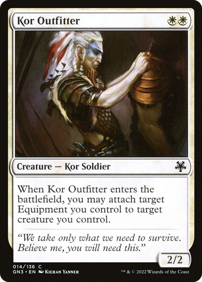 Kor Outfitter [Game Night: Free-for-All]