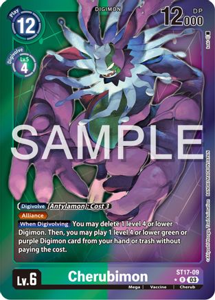Cherubimon [ST17-09] (Secret Pack) [Starter Deck: Double Typhoon Advanced Deck Set Promos]