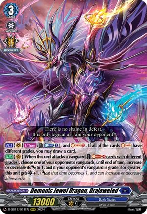 Demonic Jewel Dragon, Drajeweled (D-SS12/013EN) [Triple Drive]