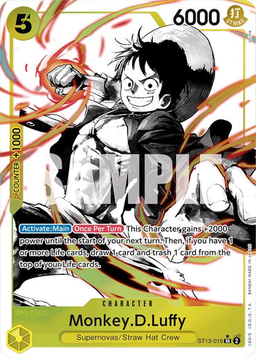 Monkey.D.Luffy (Parallel) [Ultra Deck: The Three Brothers]