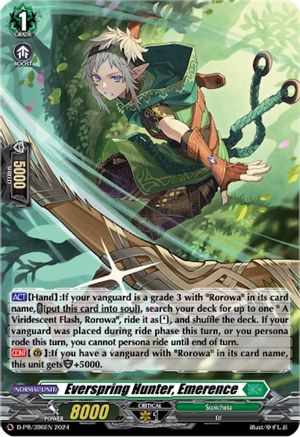 Everspring Hunter, Emerence (Foil) (D-PR/396) [D Promo Cards]