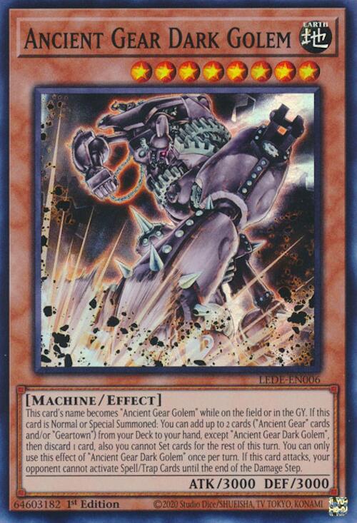 Ancient Gear Dark Golem [LEDE-EN006] Super Rare