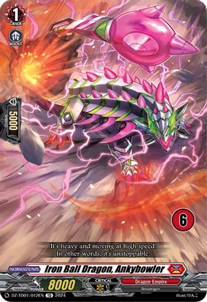 Iron Ball Dragon, Ankybowler (6) (DZ-TD01/012EN) [Start Up Trial Deck: Dragon Empire]