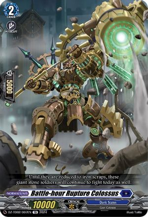 Battle-hour Rupture Colossus (DZ-TD02/007EN) [Start Up Trial Deck: Dark States]