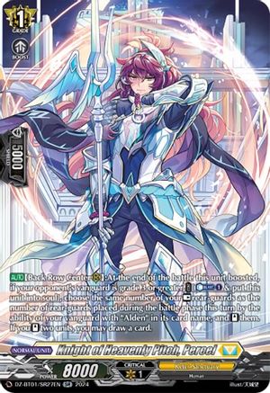 Knight of Heavenly Pitch, Percel (SR) (DZ-BT01/SR27EN) [Fated Clash]
