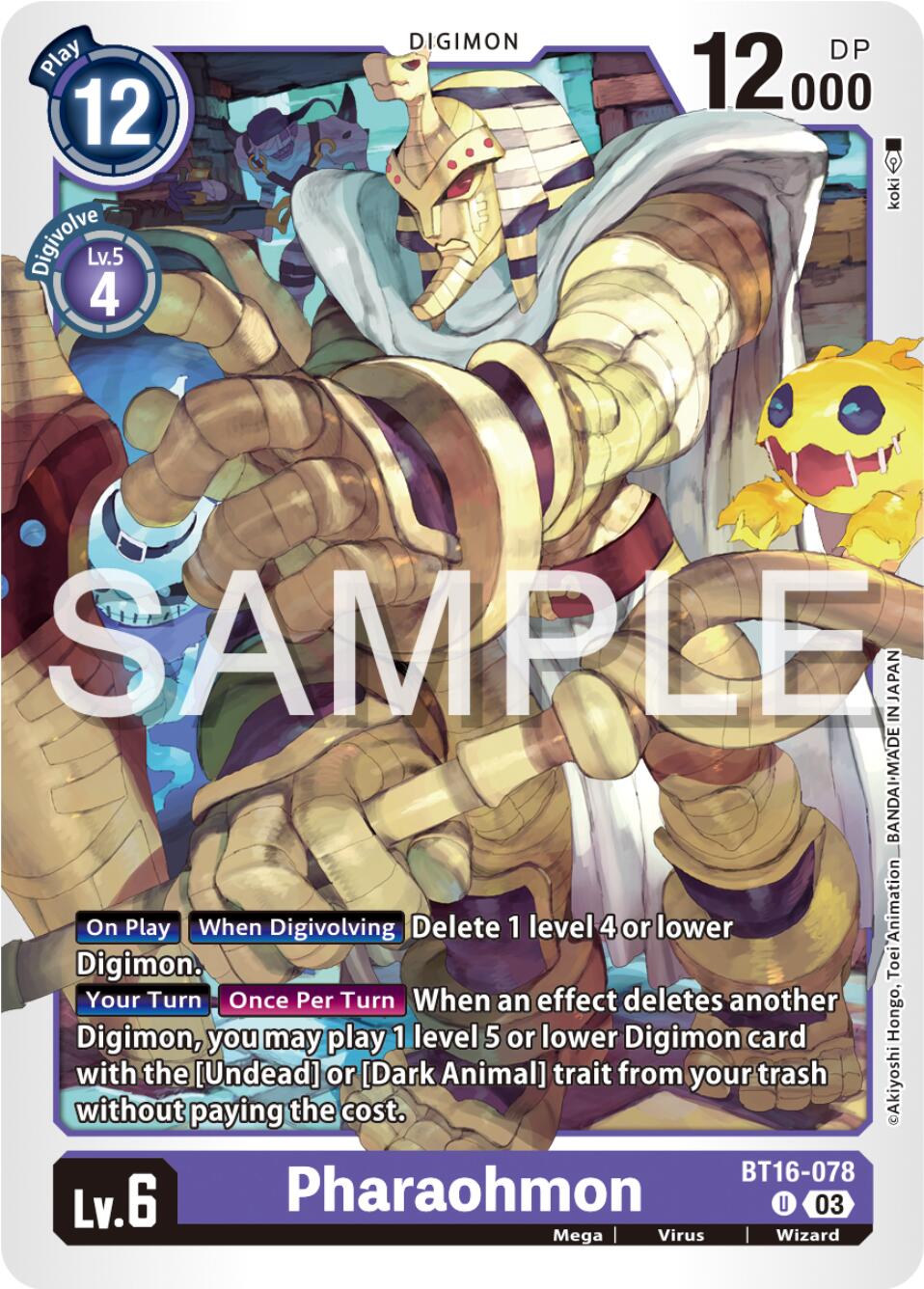 Pharaohmon [BT16-078] [Beginning Observer]