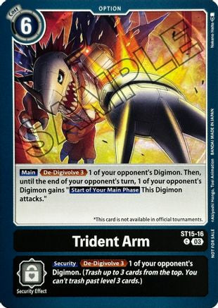 Trident Arm [ST15-16] (Demo Deck Exclusive) [Starter Deck: Dragon of Courage]