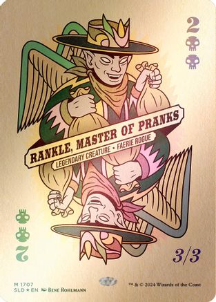 Rankle, Master of Pranks (Rainbow Foil) (SLD-1707) - Secret Lair Drop Series Foil