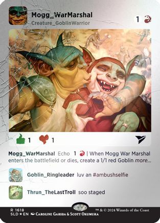 Mogg War Marshal (Rainbow Foil) (SLD-1618) - Secret Lair Drop Series Foil