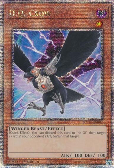 D.D. Crow (Quarter Century Secret Rare) [RA02-EN002] Quarter Century Secret Rare