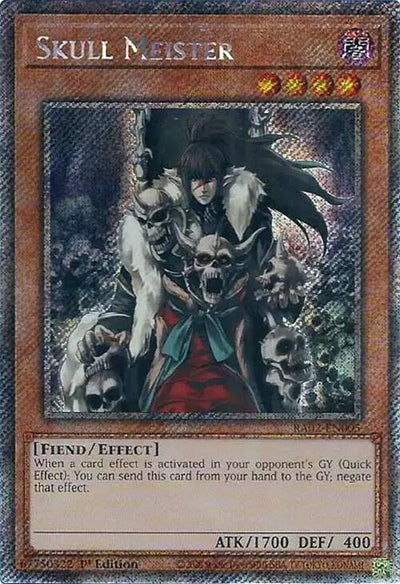 Skull Meister (Platinum Secret Rare) [RA02-EN005] Platinum Secret Rare