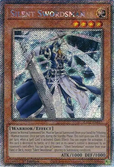 Silent Swordsman (Platinum Secret Rare) [RA02-EN011] Platinum Secret Rare