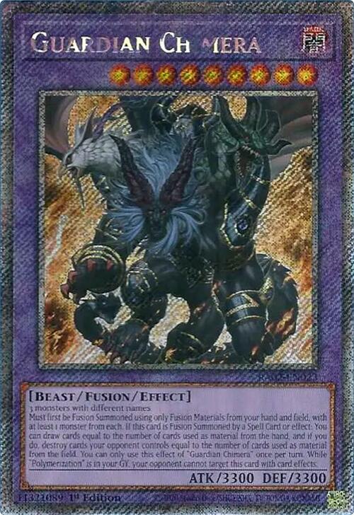 Guardian Chimera (Platinum Secret Rare) [RA02-EN023] Platinum Secret Rare