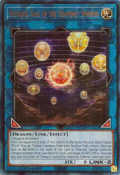 Hieratic Seal of the Heavenly Spheres (PUR) [RA02-EN039] Prismatic Ultimate Rare